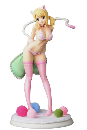 Fairy Tail Statue 1/6 Lucy Heartfilia·Cherry blossom CAT Gravure_Style (Orca Toys)