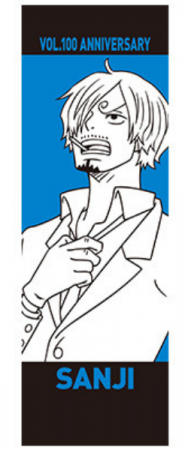 One Piece vol.100 Anniversary - Sanji - Towel (Bandai Spirits)