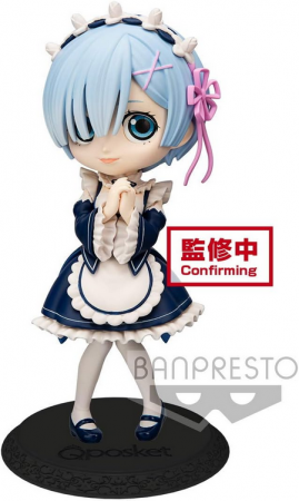 Banpresto - Re Zero Figurine - Rem Q-Posket (Ver. B) (Banpresto) - PREOWNED