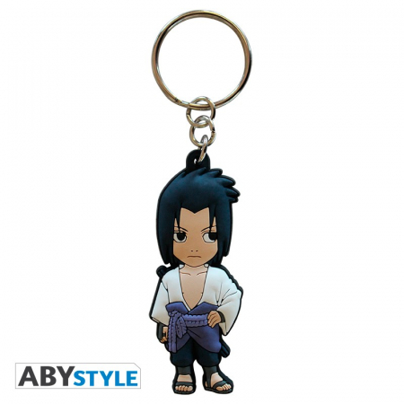 NARUTO SHIPPUDEN - Keychain PVC "Sasuke" X4 (ABYstyle)