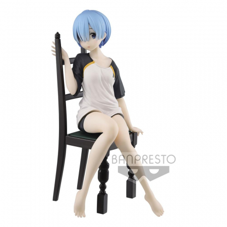 Re: Zero Starting Life in Another World PVC Statue Rem Relax Time T-Shirt Ver. (Banpresto)