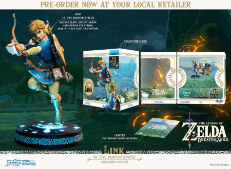 The Legend of Zelda Breath of the Wild PVC Statue Link Collector's Edition (First 4 Figures)