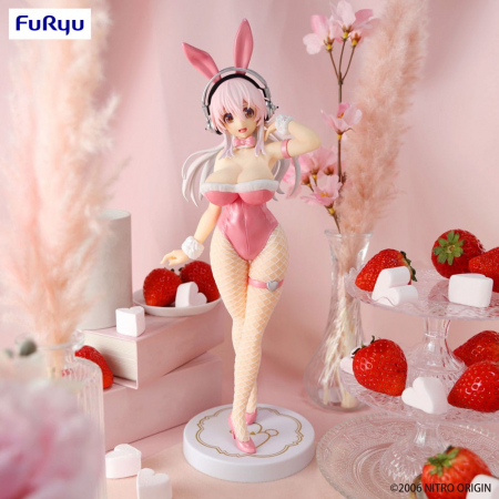 Super Sonico PVC Statue Super Sonico Pink Ver. (Furyu)