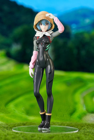 Rebuild of Evangelion Pop Up Parade PVC Statue Rei Ayanami Tentative Name Farming Ver. (Good Smile Company)
