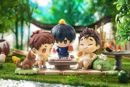 Time Raiders Statue Wu Xie & Zhang Qiling & Wang Pangzi: Yucun Shiqu Ver. (Good Smile Company)