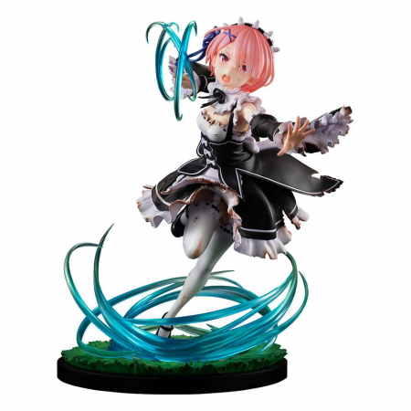 Re:ZERO -Starting Life in Another World- PVC Statue 1/7 Ram Battle with Roswaal Ver. (Kadokawa)