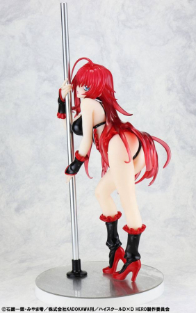 High School DxD Statue 1/7 Rias Gremory Pole Dance Ver. Black Color