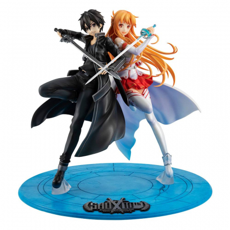 Sword Art Online PVC Statue Lucrea Kirito & Asuna 10th Anniversary (MegaHouse)