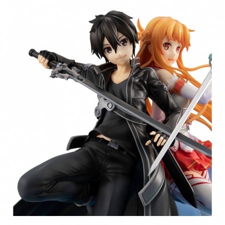 Sword Art Online PVC Statue Lucrea Kirito & Asuna 10th Anniversary (MegaHouse)