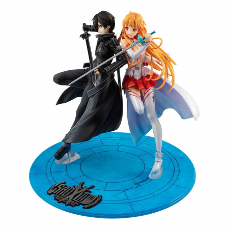 Sword Art Online PVC Statue Lucrea Kirito & Asuna 10th Anniversary (MegaHouse)