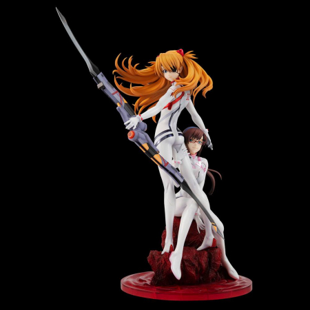 Evangelion: 3.0+1.0 Thrice Upon a Time G.E.M. PVC Statue Shikinami Asuka Langley & Makinami Mari Illustrious (MegaHouse)