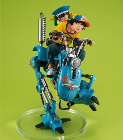 Dragonball Z Desktop Real McCoy EX PVC Diorama Son Goku & Son Gohan & Robot with two legs (Megahouse)