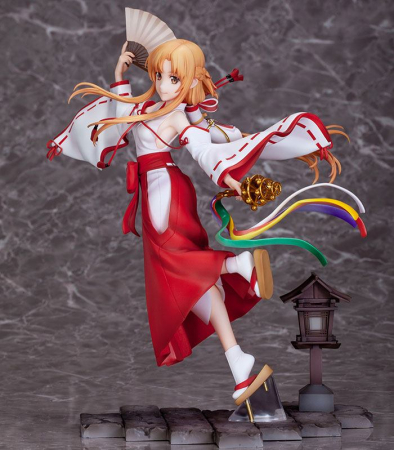 Sword Art Online: Alicization - War of Underworld PVC Statue 1/7 Asuna Miko Ver. (Souyokusha)
