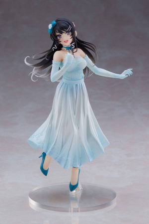 Rascal Does Not Dream of Bunny Girl Senpai Coreful PVC Statue Mai Sakurajima Party Dress Ver. (Taito)