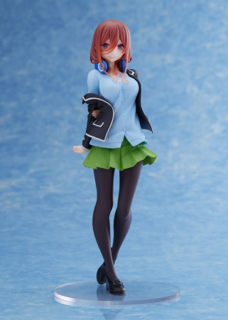 The Quintessential Quintuplets 2 PVC Statue Miku Nakano School Uniform Ver Renewal Edition (Taito Prize)