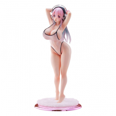Super Sonico DreamTech PVC Statue 1/7 Super Sonico White Swimsuit Style