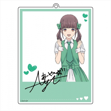If My Favorite Pop Idol Made It to the Budokan, I Would Die: Issho ni Toreru Cheki Style Acrylic Keychain Aya Yokota