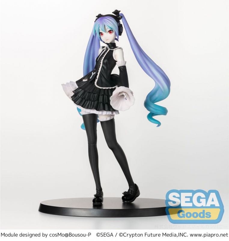 MIKU HATSUNE - FIGURINE SPM - MIKU BLACK DRESS VER. 2020 (SEGA)