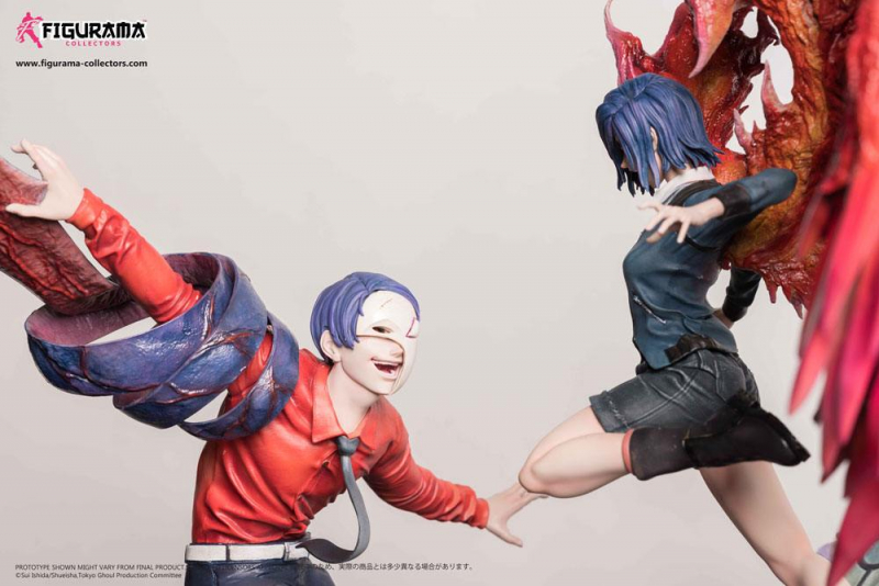 Tokyo Ghoul - Kirishima Touka - Tsukiyama Shuu - Diorama - Elite Fandom Statue - 1/6 (Figurama Collectors)