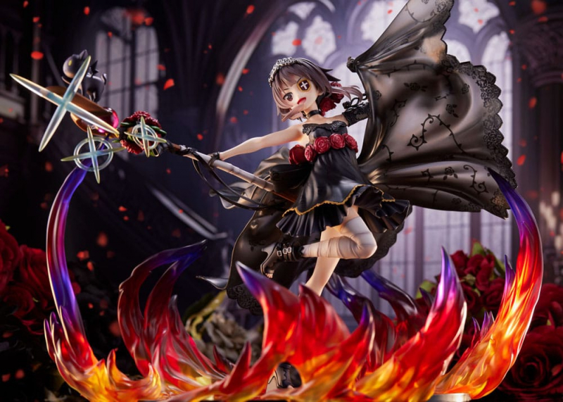 Konosuba God's blessing on this wonderful world! PVC Statue 1/7 Megumin the Black Rose Dress Ver. (F:Nex × Poppro)