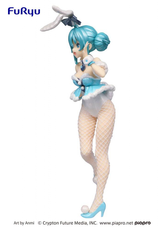 Hatsune Miku BiCute Bunnies PVC Statue Hatsune Miku White Rabbit Pearl Color ver. (FuRyu)