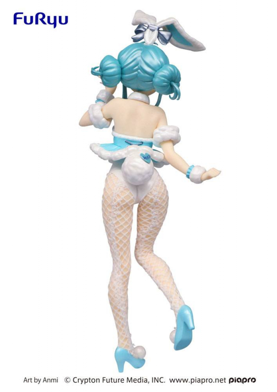 Hatsune Miku BiCute Bunnies PVC Statue Hatsune Miku White Rabbit Pearl Color ver. (FuRyu)