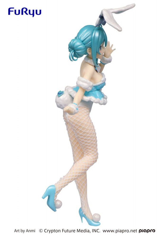 Hatsune Miku BiCute Bunnies PVC Statue Hatsune Miku White Rabbit Pearl Color ver. (FuRyu)