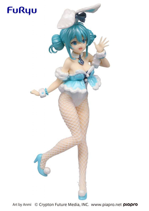 Hatsune Miku BiCute Bunnies PVC Statue Hatsune Miku White Rabbit Pearl Color ver. (FuRyu)