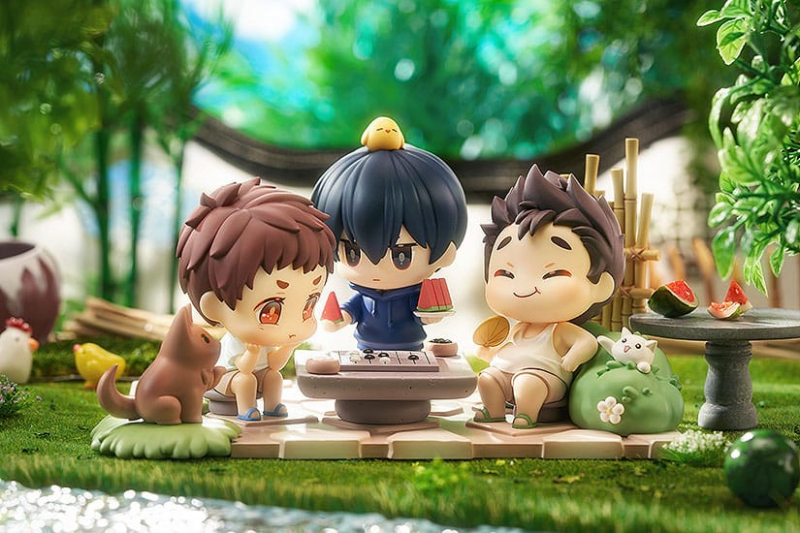 Time Raiders Statue Wu Xie & Zhang Qiling & Wang Pangzi: Yucun Shiqu Ver. (Good Smile Company)