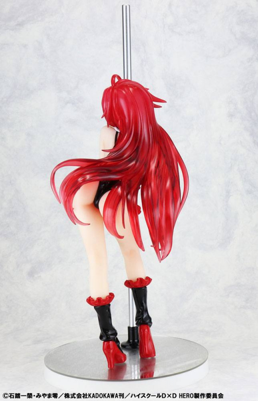 High School DxD Statue 1/7 Rias Gremory Pole Dance Ver. Black Color