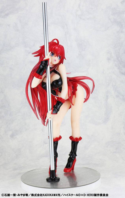 High School DxD Statue 1/7 Rias Gremory Pole Dance Ver. Black Color