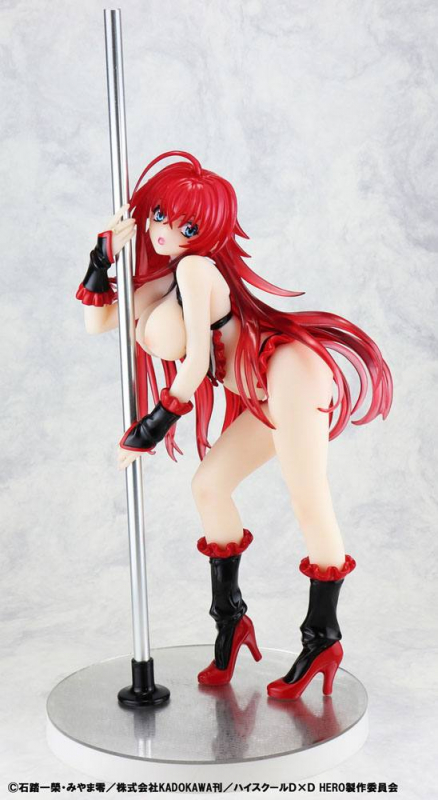 High School DxD Statue 1/7 Rias Gremory Pole Dance Ver. Black Color