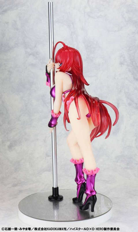 High School DxD Statue 1/7 Rias Gremory Pole Dance Ver. Purple Color