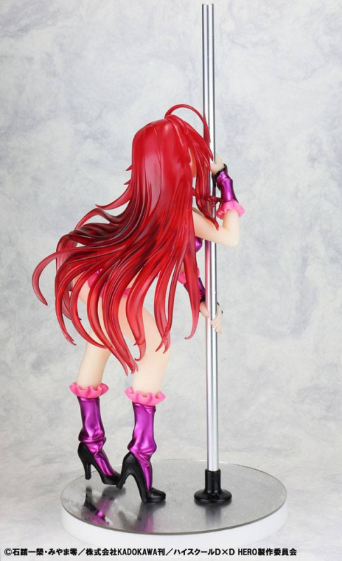 High School DxD Statue 1/7 Rias Gremory Pole Dance Ver. Purple Color