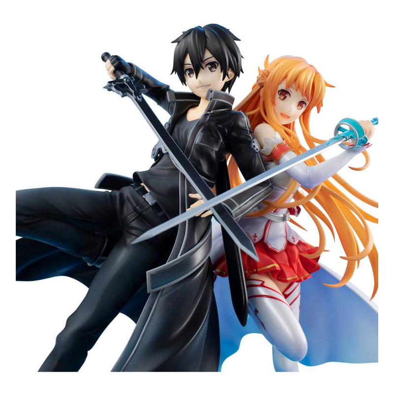 Sword Art Online PVC Statue Lucrea Kirito & Asuna 10th Anniversary (MegaHouse)