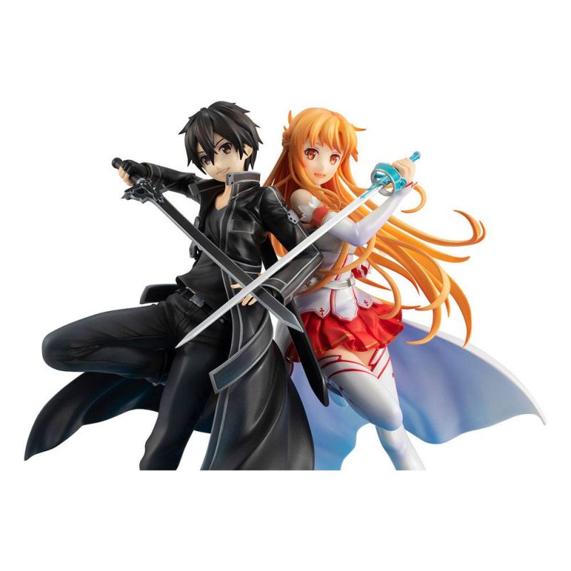 Sword Art Online PVC Statue Lucrea Kirito & Asuna 10th Anniversary (MegaHouse)