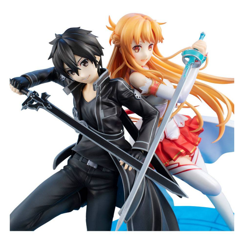 Sword Art Online PVC Statue Lucrea Kirito & Asuna 10th Anniversary (MegaHouse)