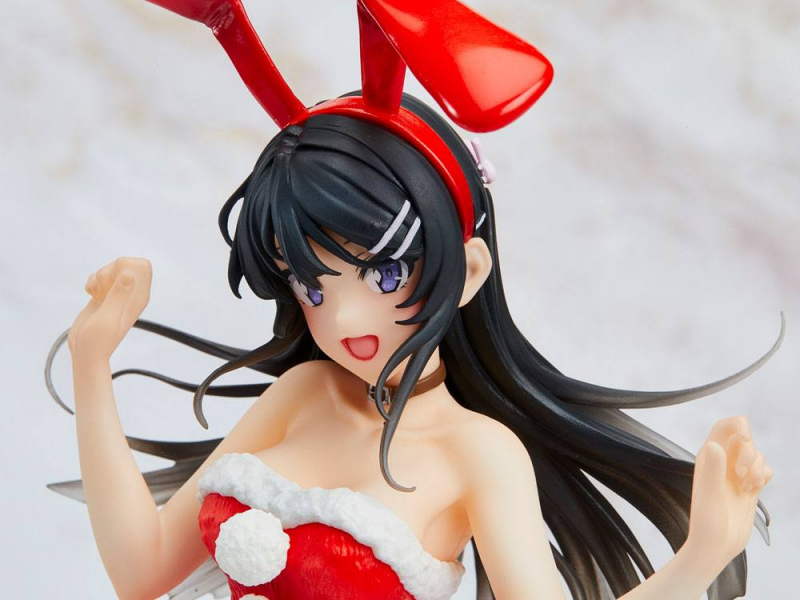 Rascal Does Not Dream of Bunny Girl Senpai Coreful PVC Statue Mai Sakurajima Bunny Christmas Ver. (Taito)