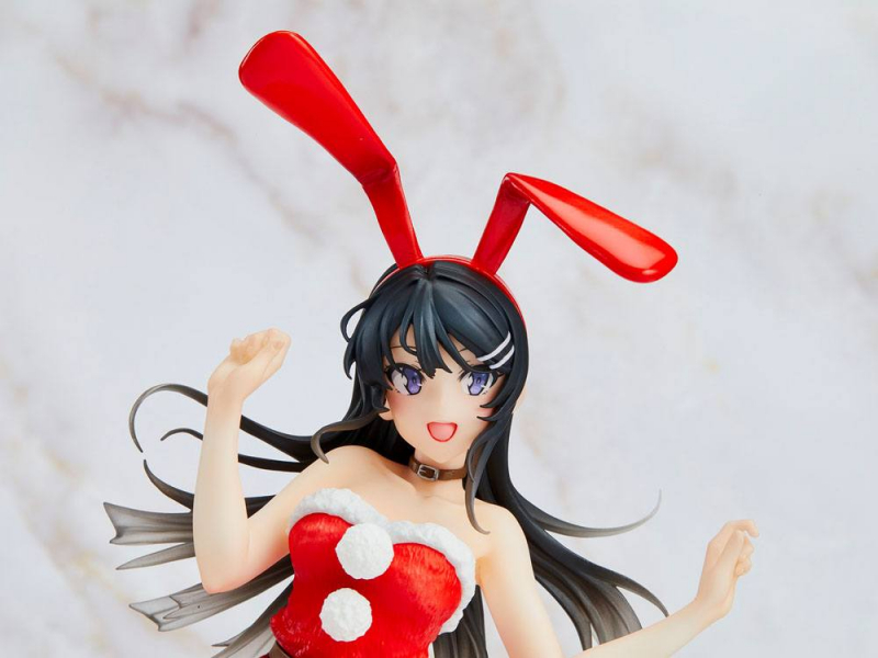 Rascal Does Not Dream of Bunny Girl Senpai Coreful PVC Statue Mai Sakurajima Bunny Christmas Ver. (Taito)