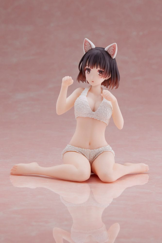 Saekano: How to Raise a Boring Girlfriend PVC Statue Megumi Kato Cat Roomwear Ver (Taito Prize)