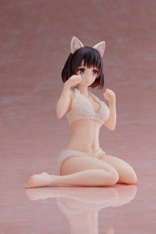 Saekano: How to Raise a Boring Girlfriend PVC Statue Megumi Kato Cat Roomwear Ver (Taito Prize)