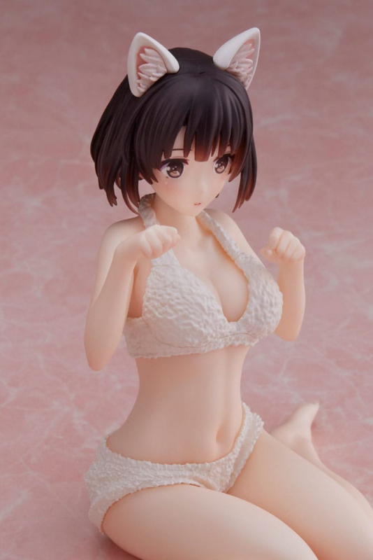 Saekano: How to Raise a Boring Girlfriend PVC Statue Megumi Kato Cat Roomwear Ver (Taito Prize)